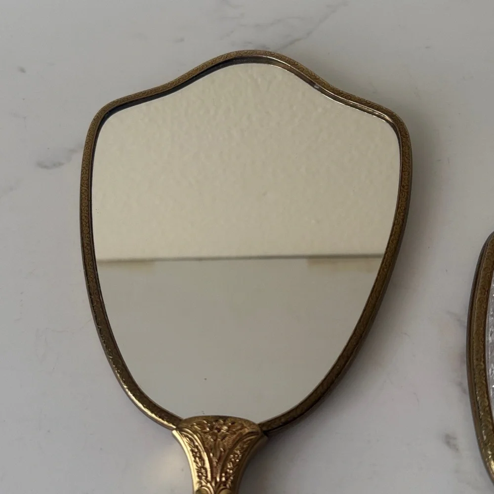 Vintage Globe Vanity Set of 3